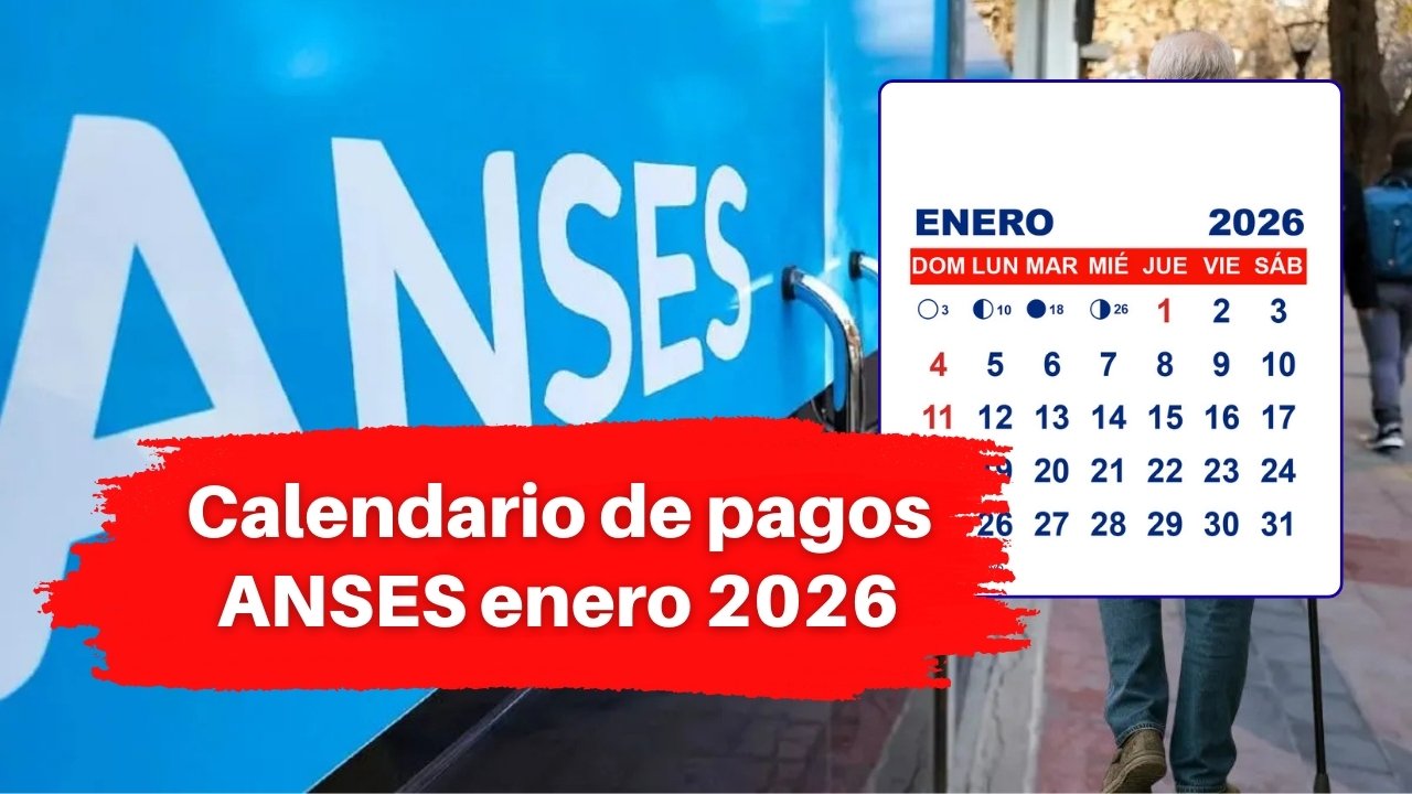 ANSES enero 2026: fechas oficiales del calendario de pagos